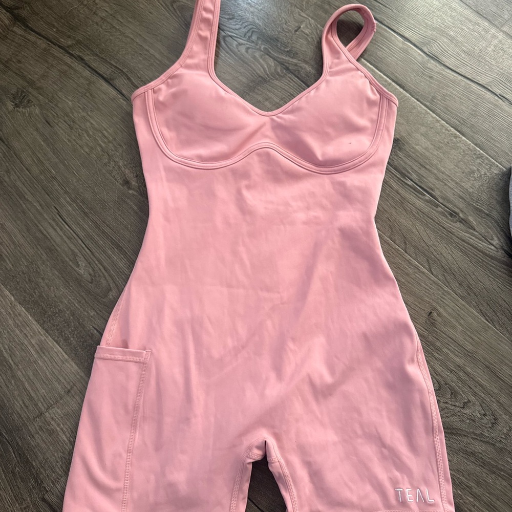 Teal Pink Jumpsuit